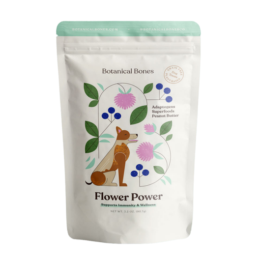 Botanical Bones Flower Power functional dog treats for daily wellness