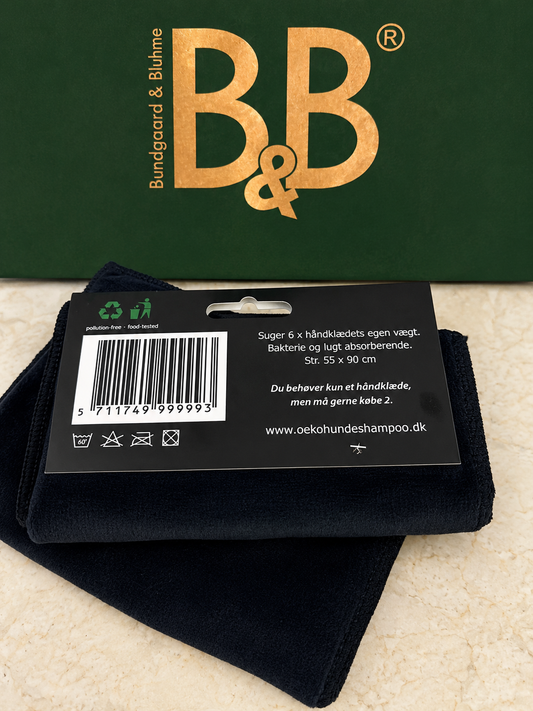 B&B Super Absorbent Nano Pet Towel | Quick-Drying Microfiber | 55 x 90 cm (S/M)