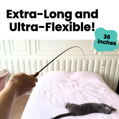 36-inch Forever Stick flexible interactive cat wand