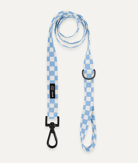 Vichy Blue Recycled PET Dog Leash by CAFIDE Juno