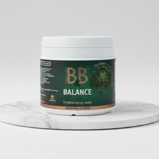 B&B Balance Multi Collagen 100 g dog supplement container on a clean white surface