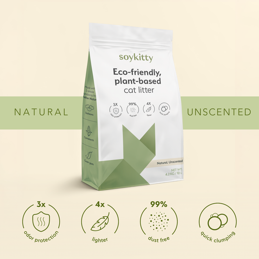SoyKitty Unscented plant-based cat litter bag